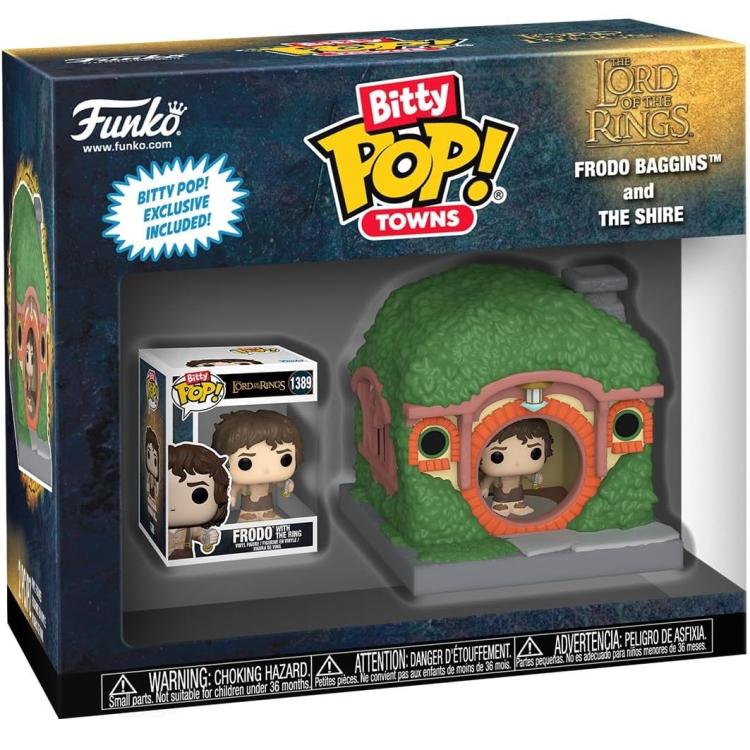 Funko Bitty Pop ! Towns Lord Of The Ring - Frodo And The Shire Figure LOTR