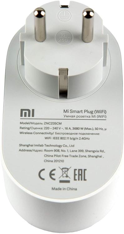 Xiaomi Presa Smart Mi Smartplug Intelligente Wifi Compatibile Google Home Alexa
