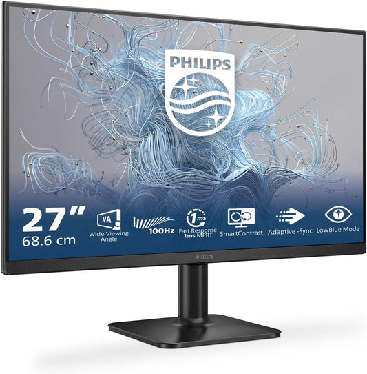 Philips Monitor Pc 27" Led 100hz Full Hd Hdmi/Vga 27e2n1100l