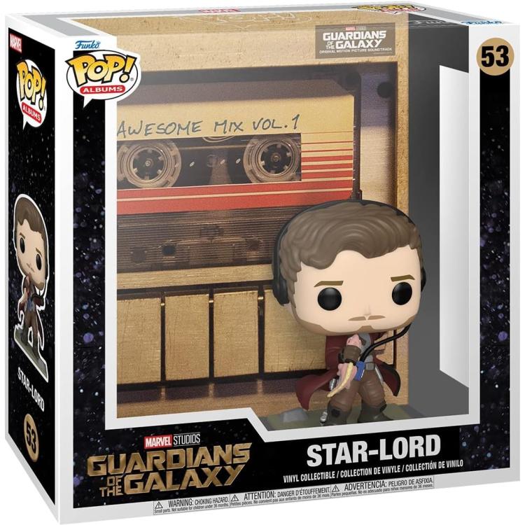 Funko Pop ! Albums - Marvel Guardians Of The Galaxy (53) Star-Lord Figure 9Cm