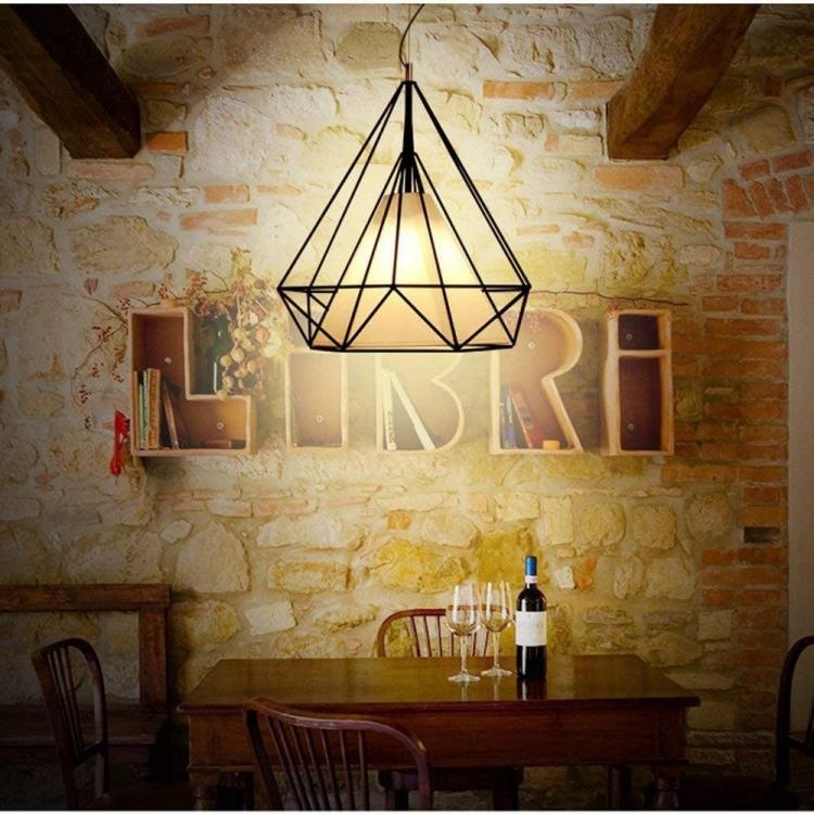 Lampadario Da Arredo Design Moderno Con Struttura Metallo Tessuto E27 Nero B20-N