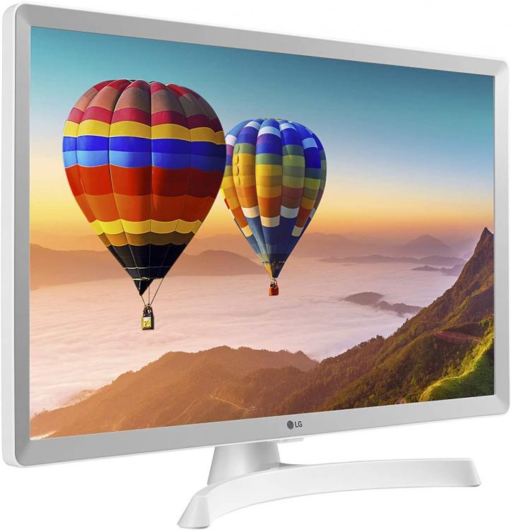 Lg Smart Tv 28Tq515S Led Full Hd Monitor Wxga Dvb-T2 Wi Fi Netflix Dazn Bianco