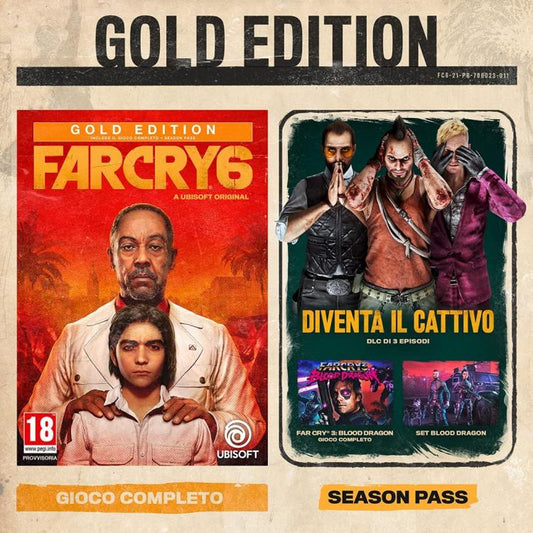 Far Cry 6 Gold Edition Ps4 Gioco Italiano Play Station 4 Videogioco Upgrade Ps5