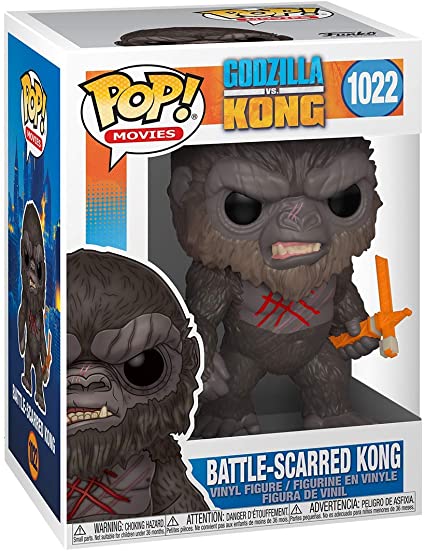 Funko Pop Godzilla Vs Kong 1022 Battle-Scarred Kong Vinyl Collezione Sigillato