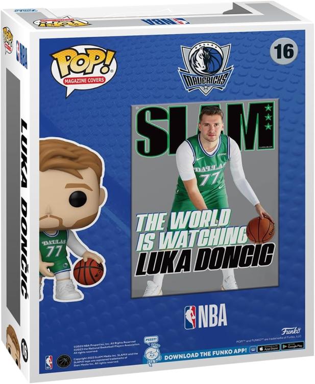 Funko Pop ! Magazine Covers Slam Nba - (16) Luka Doncic Vinyl Figure Mavericks