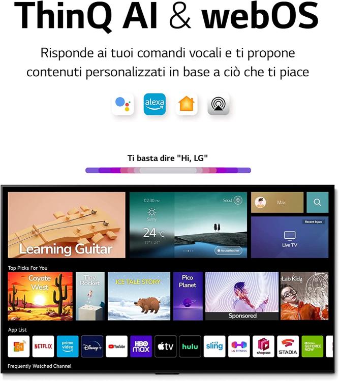Lg Nanocell 50" Smart Tv Uhd 4K Hdr 50Nano766Qa Wi-Fi Web Os Wi-Fi Google Alexa