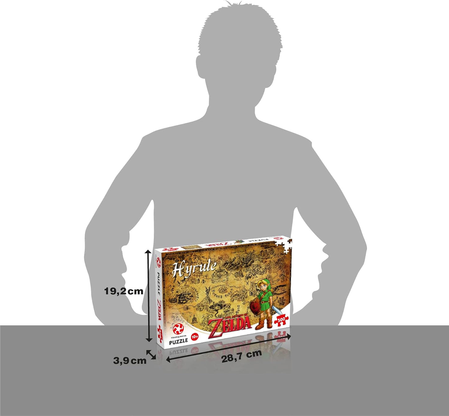 Winning Moves - Puzzle The Legend of Zelda Hyrule Field - Puzzle 500 Pezzi
