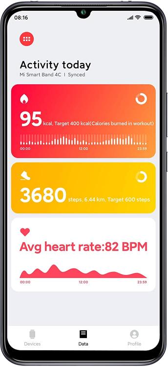 Xiaomi Watch Mi Band 4C Orologio Smartwatch Bluetooth Contapassi Cardio Fitness