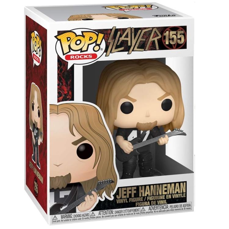 Funko Pop ! Rocks - Slayer (155) Jeff Hanneman Vinyl Figure 9Cm Statuetta Statua