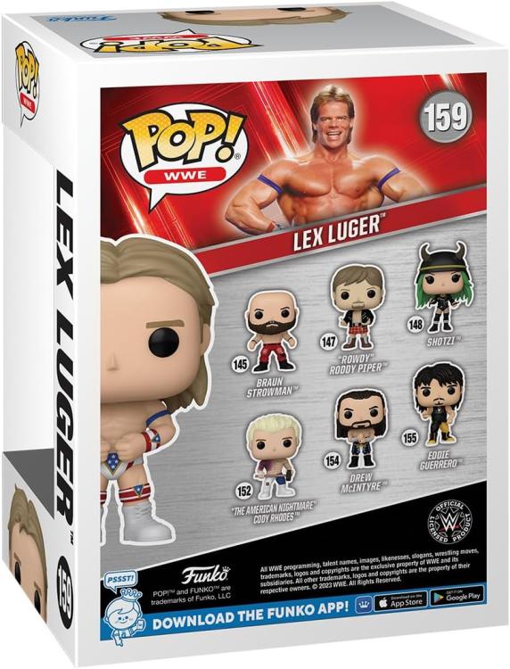 Funko Pop ! Wwe Wrestling - (159) - Lex Luger - Statuetta Vinyl Figure 9Cm