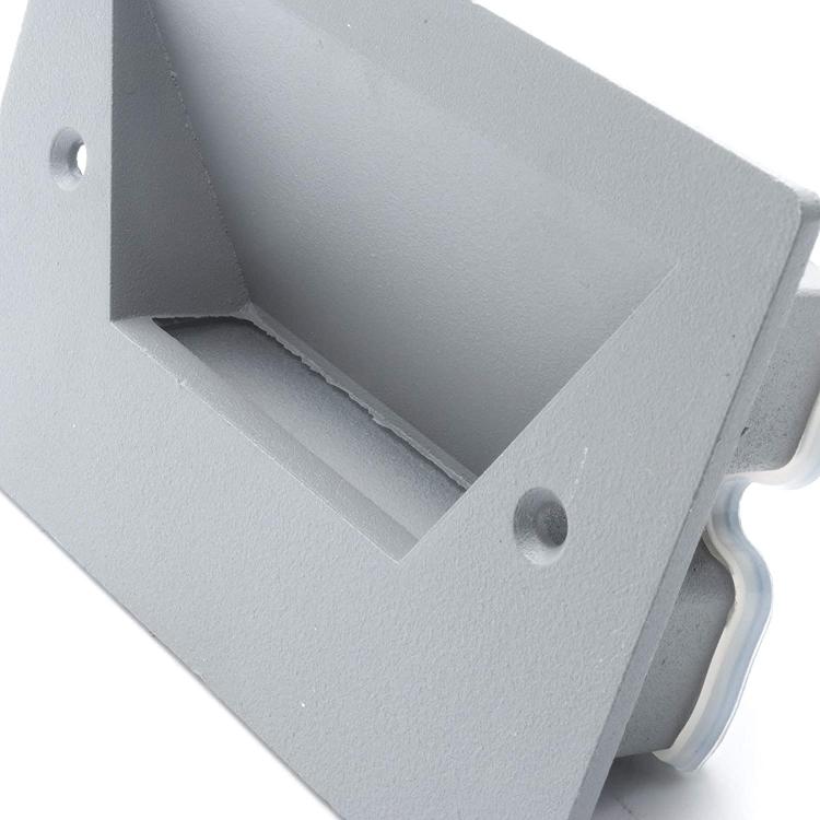 Faretto Segnapassi Ip65 Led 3W Incasso Scatola 503 X Scale Giardino 4000K/Grigio