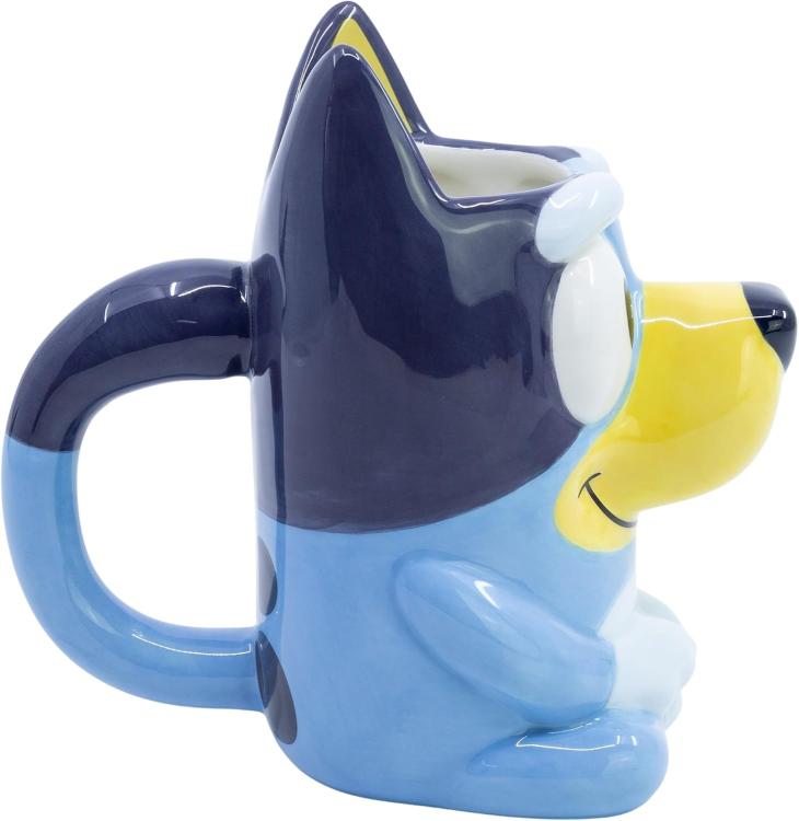 Stor Bluey - Tazza In Ceramica 3D Mug 385Ml Da Caffè Tè Tisane Cioccolata Calda