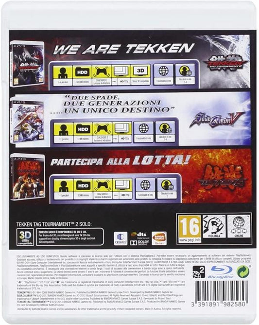 Fighting Edition: Tekken 6 + Soul Calibur V + Tag Tournament 2 Videogioco Ps3