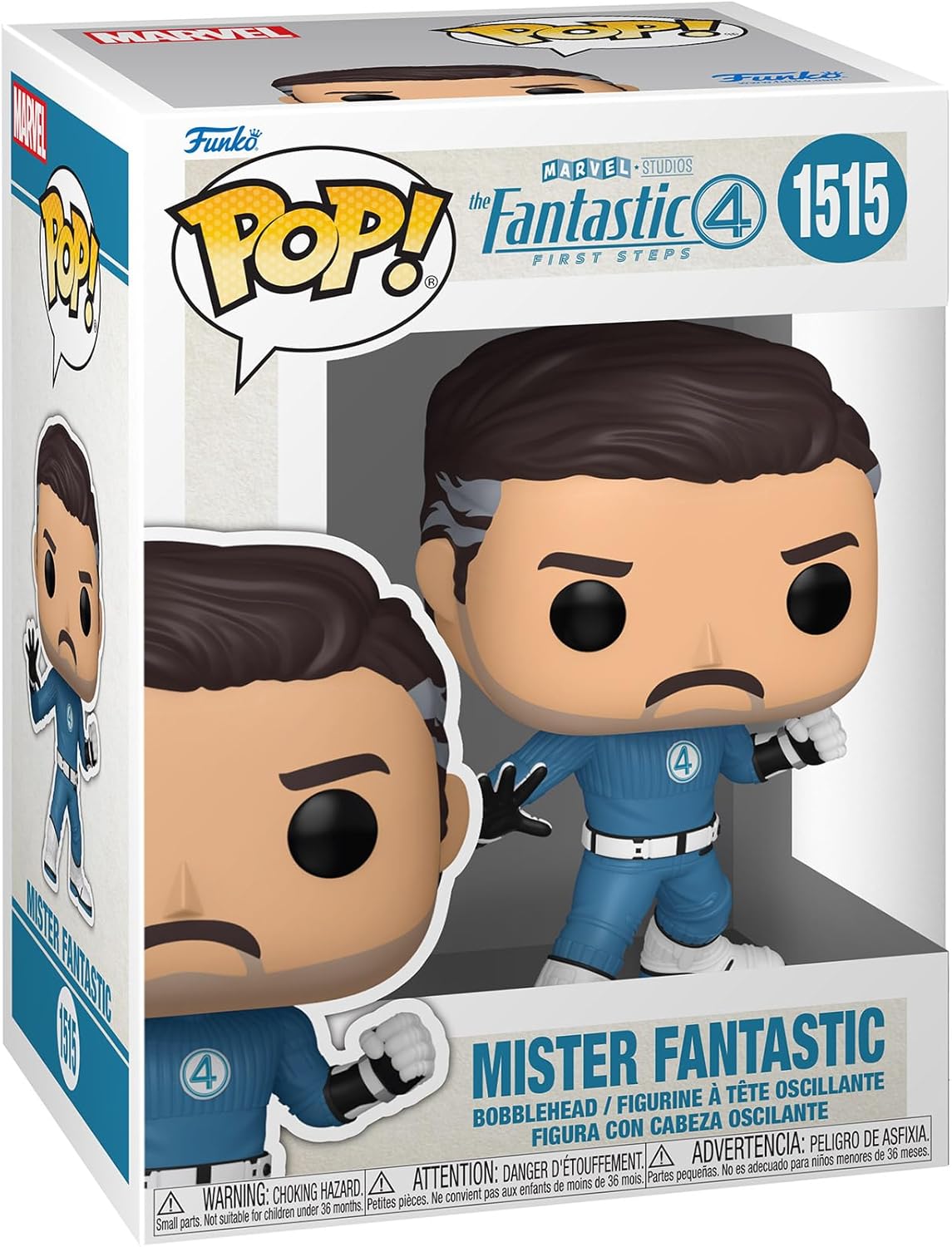 Funko Pop ! Marvel Studios Fantastic 4 - (1515) Mister Fantastic Vinyl Figure 9cm