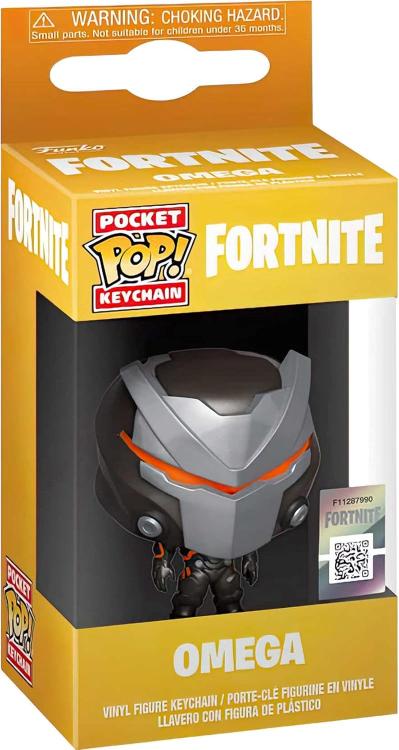 Funko Pop ! Keychain Pocket - Fortnite - (Omega) Portachiavi Vinyl Figure 4Cm