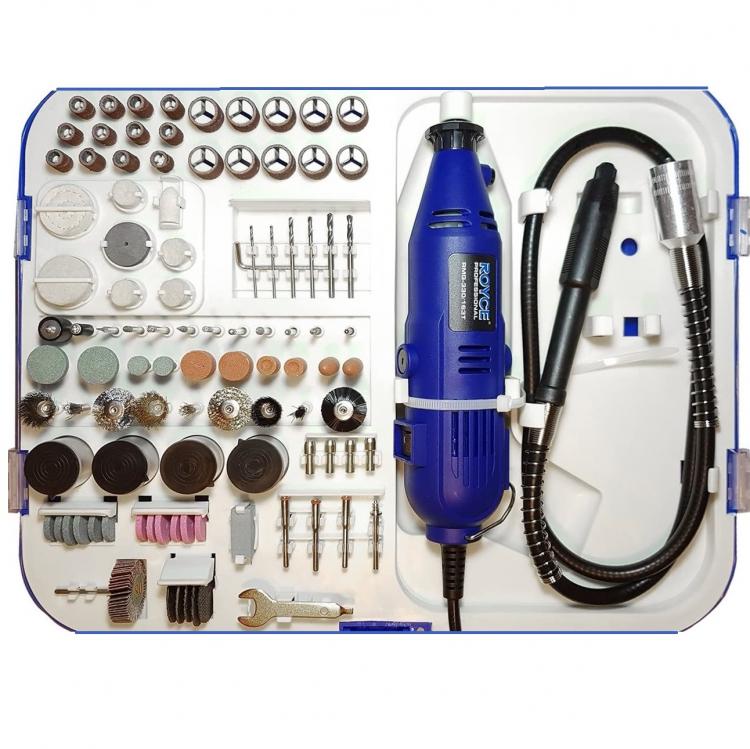 Kit Mini Trapano 163Pz Smerigliatrice Drimmel Rotante 330W Punte Frese | Rmg-330