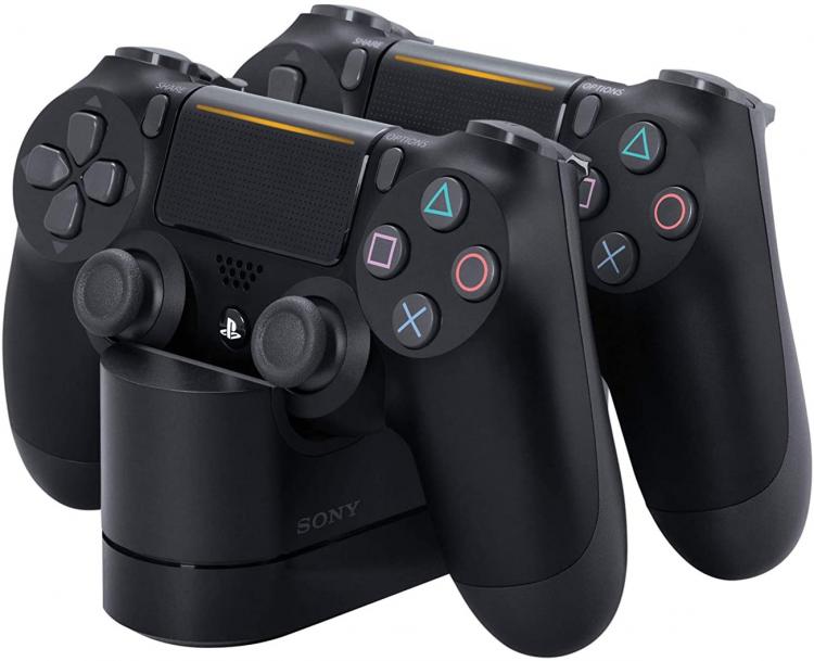 Sony Base Ricarica Controller Play Station 4 Caricatore 2 Dualshock Ps4 Doppio