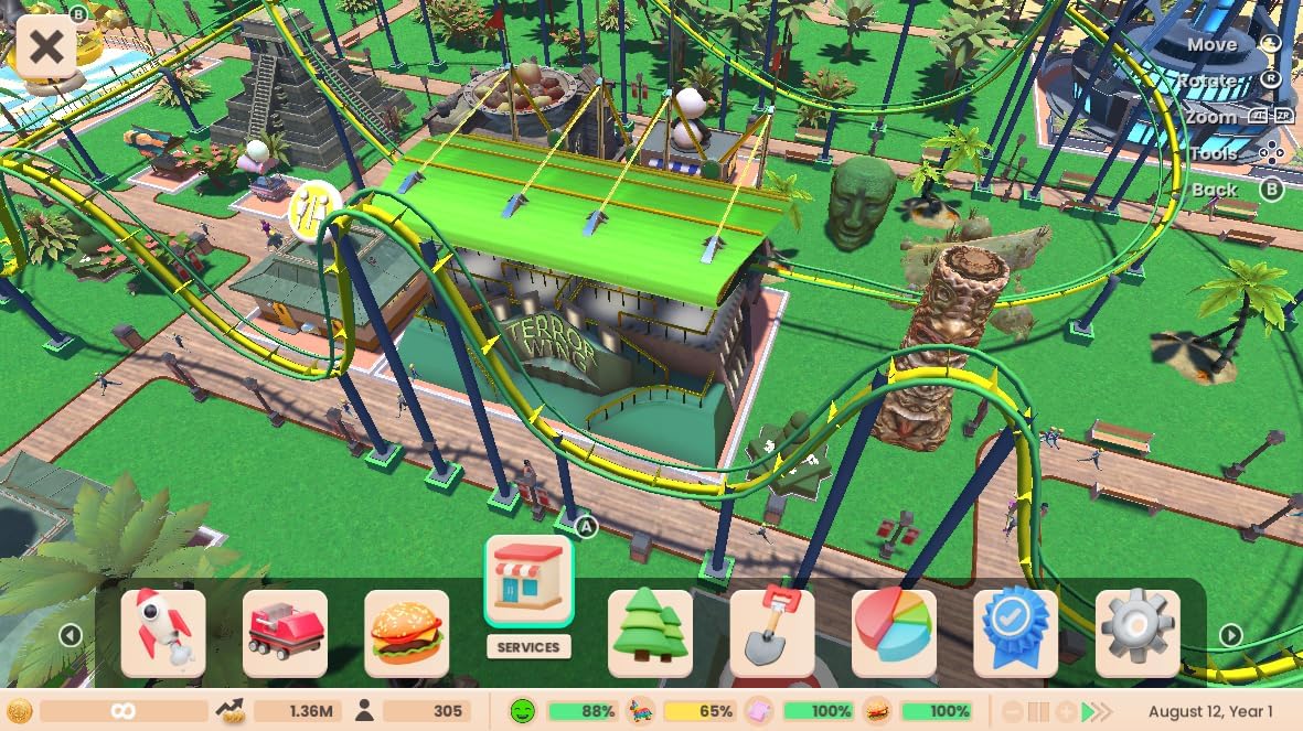 Roller Coaster Tycoon Adventures Deluxe PS4 Gioco Nuovo Sigillato