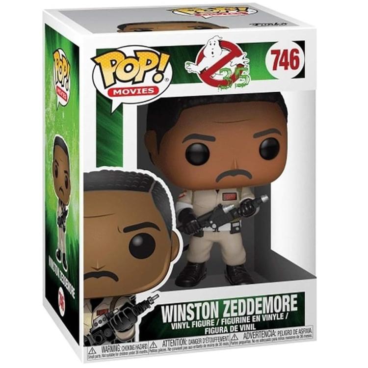 Funko Pop ! Movies - Ghostbusters (746) Winston Zeddemore Vinyl Figure 9Cm
