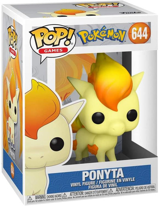 Funko Pop ! Games Pokemon (644) Ponyta - Rapidash Vinyl Action Figure Statuetta