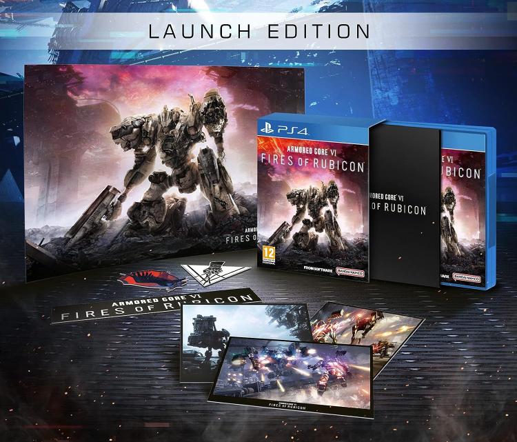 ARMORED CORE VI FIRES OF RUBICON LAUNCH EDITION PS4 ITALIANO NUOVO SIGILLATO PS5