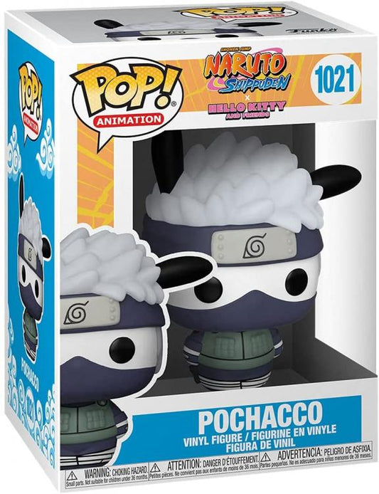 Funko Pop ! Hello Kitty Naruto Pochacco Kakashi (1021) Sanrio Figure Vinyl 9Cm
