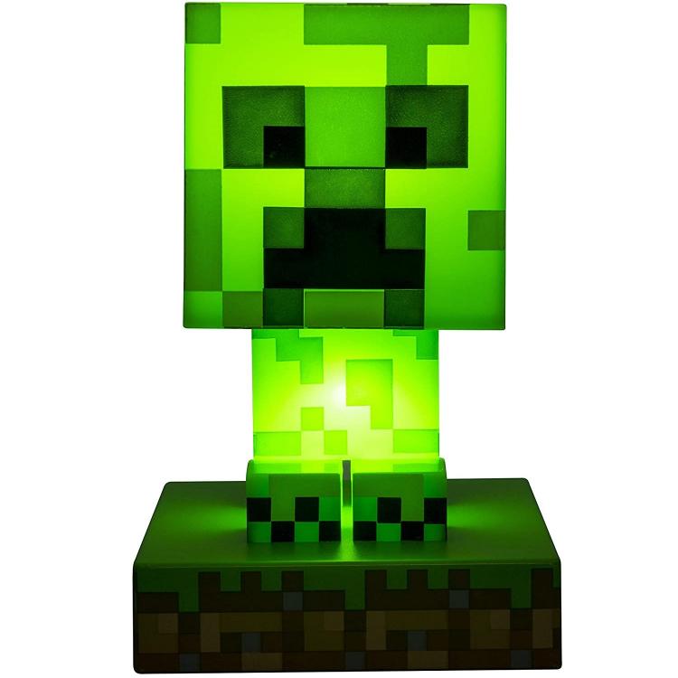 Paladone Lampada Led Da Tavolo 3D Minecraft 003 (Creeper Light) Luce Notturna