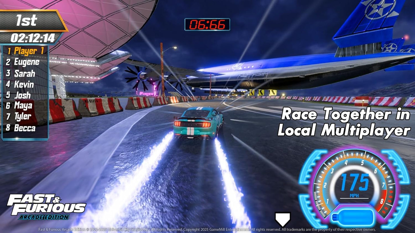 Fast & Furious Arcade Nintendo Switch Gioco Corse Italiano Nuovo Sigillato