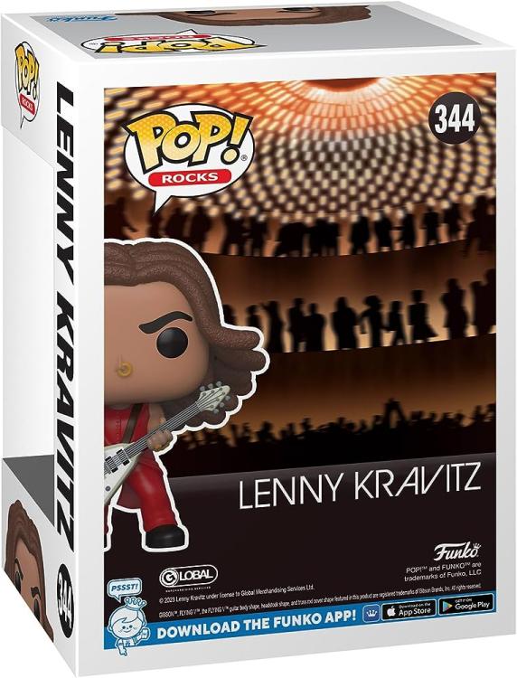 Funko Pop ! Rocks - (344) Lenny Kravitz Figure Vinyl Rock 9Cm