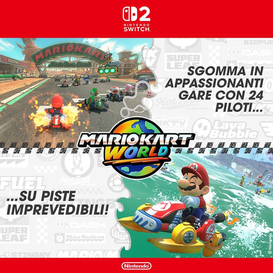 Mario Kart World - Nintendo Switch 2 Ita NS2 Pal Eu Videogioco Nintendo Switch 2
