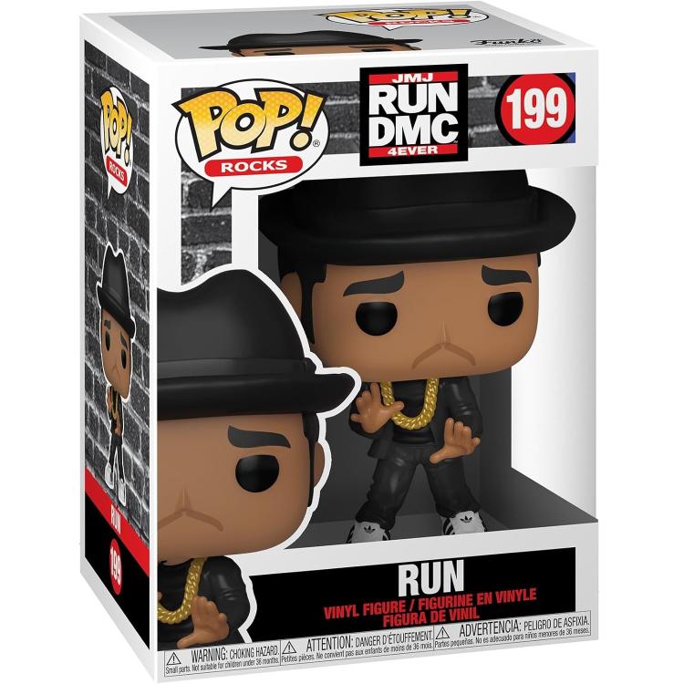 Funko Pop ! Rocks - Jmj Run Dmc 4Ever (199) Run Vinyl Figure 9Cm Statuetta