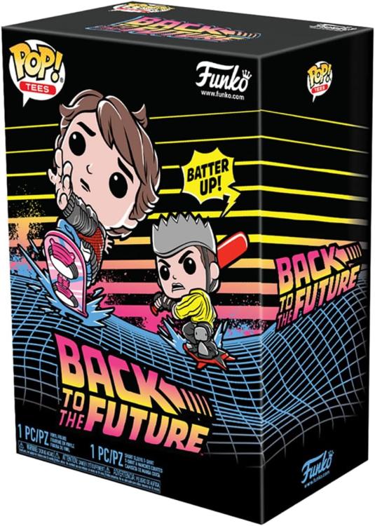 Funko Pop ! Tees Back To The Future Marty Mcfly W/ Hoverboard 964 Special Tg. M
