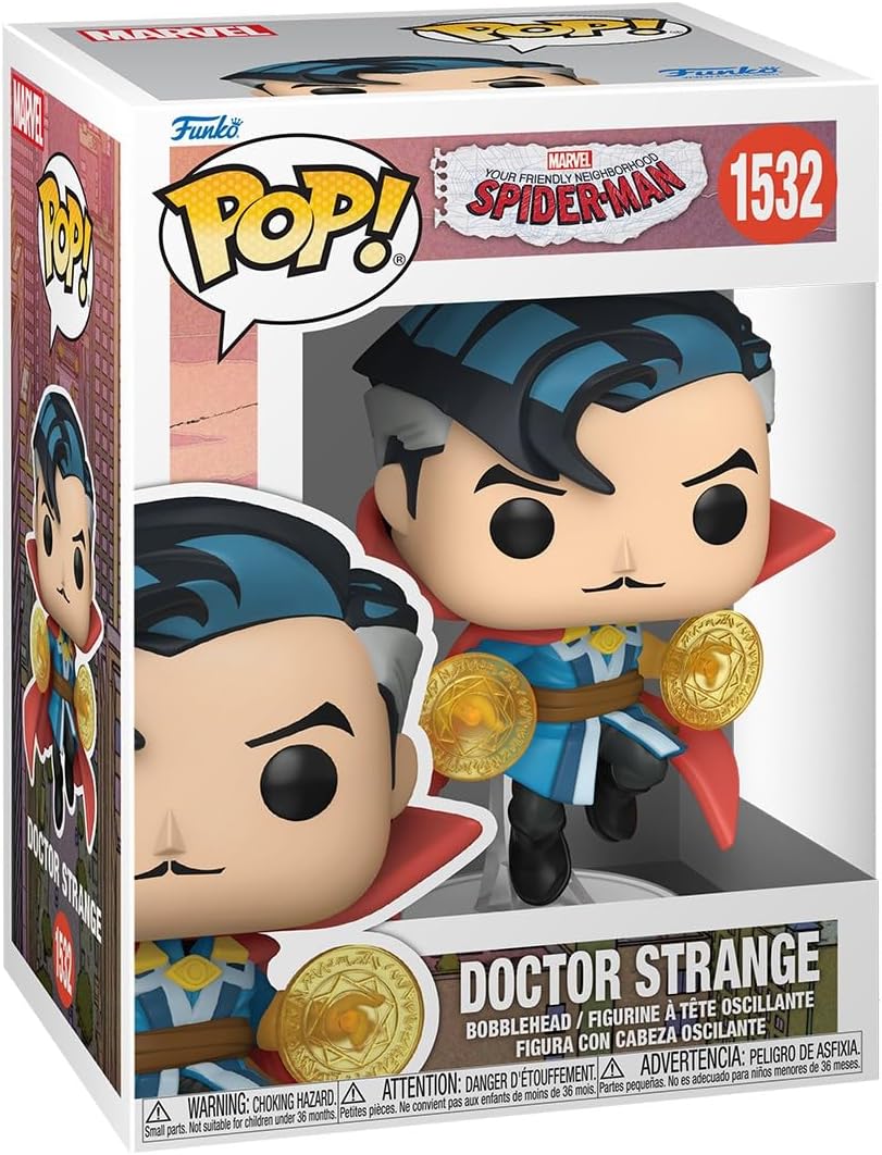 Funko Pop ! Marvel - Spider-Man Neighborhood (1532) Doctor Strange Vinyl Figure 9cm