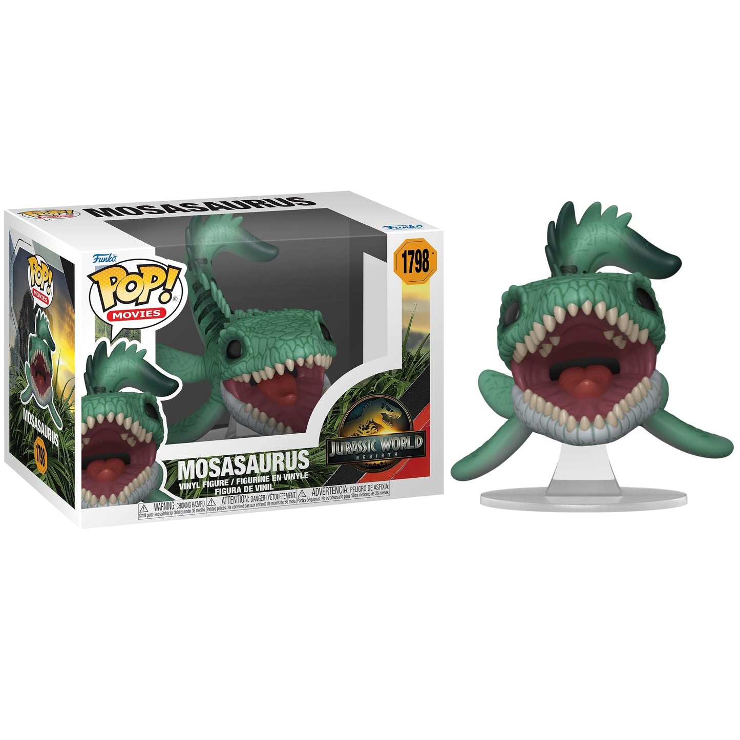 Funko Pop ! Movies Jurassic World Rebirth Mosasaurus - (1798) Vinyl Figure 9cm