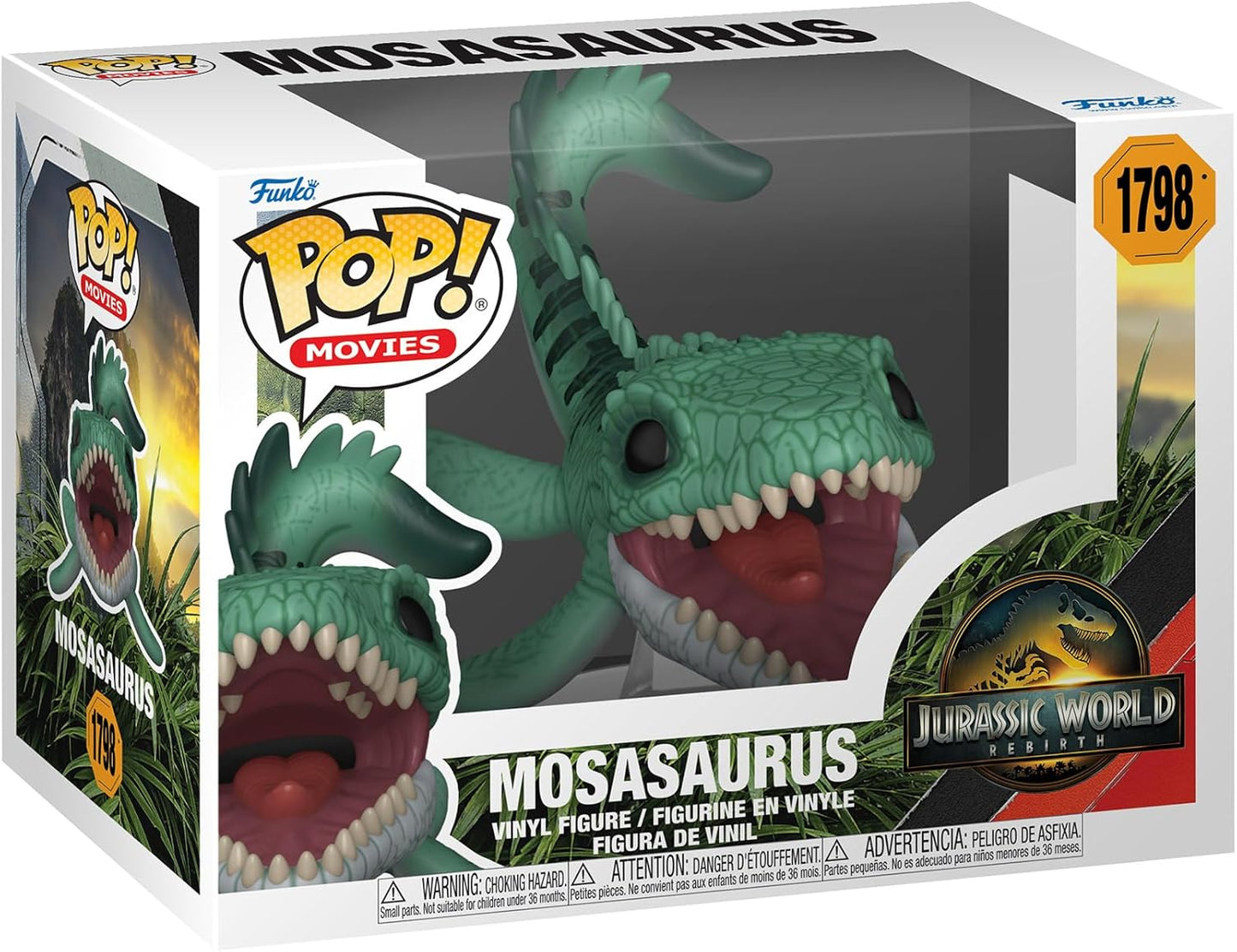 Funko Pop ! Movies Jurassic World Rebirth Mosasaurus - (1798) Vinyl Figure 9cm