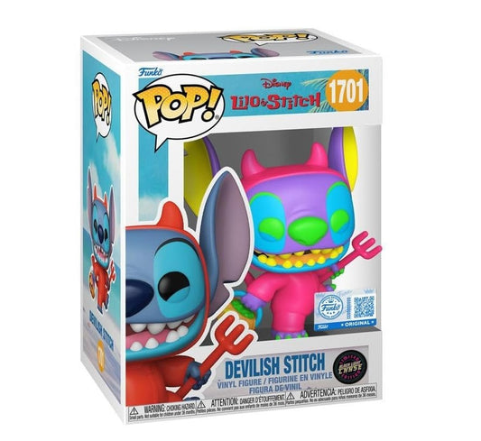 Funko Pop! Disney Stitch (1701) Devilish Stitch CHASE - Vinyl Figure 9cm