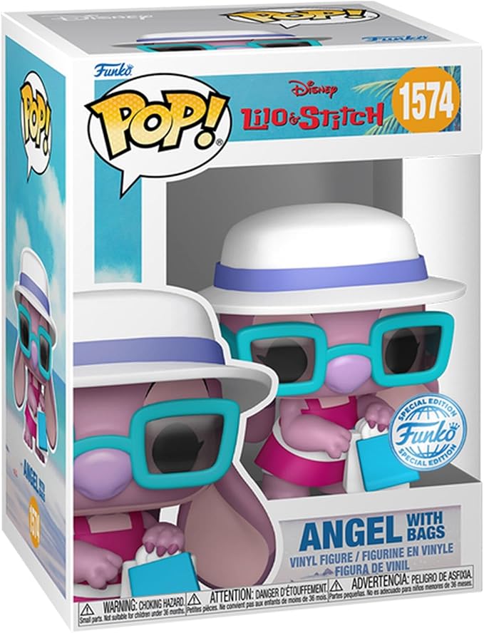 Funko Pop ! Disney - Lilo & Stitch (1574) Angel With Bags Vinyl Figure 9cm