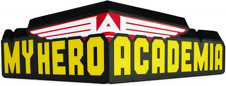 Paladone Lampada My Hero Academia Logo Multicolore Plastica Da Tavolo Moderno