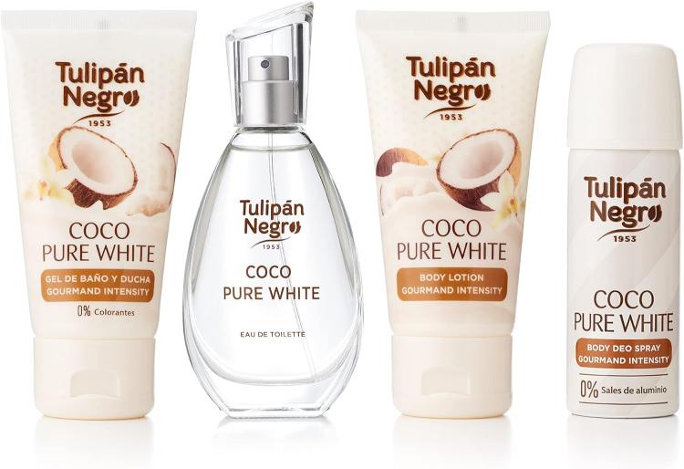 Tulipan Negro Sweet Cocco Confezione Regalo Profumo Bagnoschiuma Deo Crema Corpo
