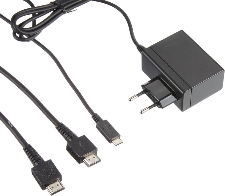 Nintendo Switch Dock Set - Base + Adattatore + Alimentatore + Cavo Hdmi Per Tv