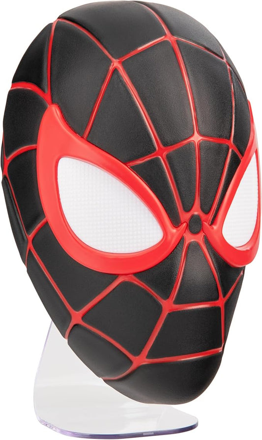 Paladone Marvel Spider-Man Miles Morales Mask Light Lampada Da Tavolo Applique A Parete