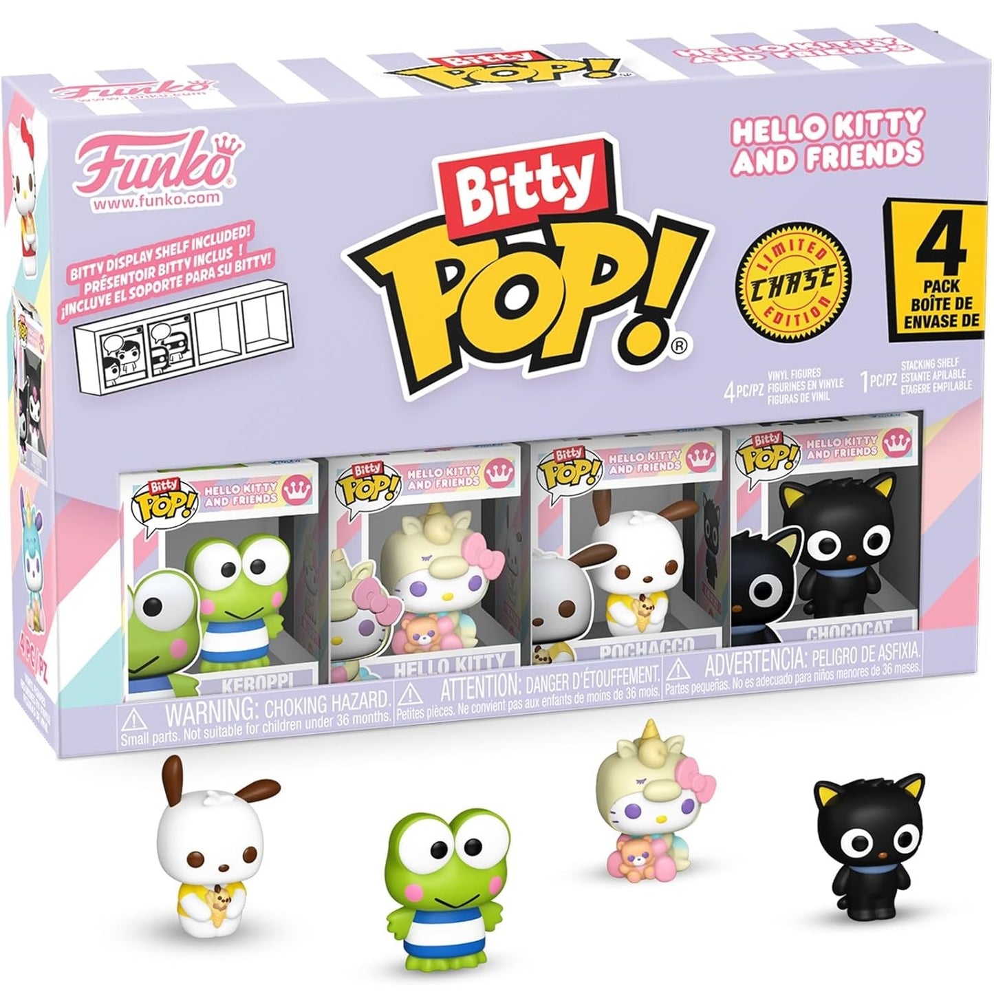 Funko Bitty Pop! Hello Kitty And Friends 4 Pack Keroppi Limited Chase
