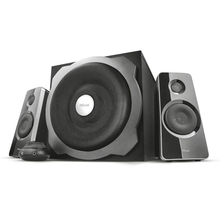 Trust Tytan Set Altoparlanti 2.1 Casse Subwoofer Pc Tv Smartphone Gaming 120W