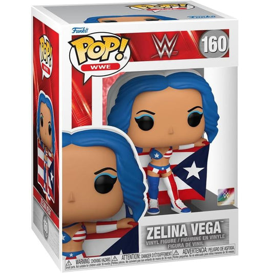 Funko Pop ! Wwe (160) Zelina Vega (Queen & Lwo) Vinyl Figure 9Cm Statuetta