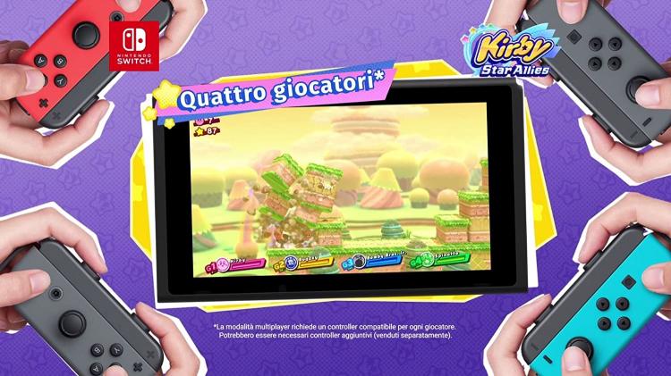 Kirby Star Allies Nintendo Switch Videogioco Italiano Gioco Nuovo Sigillato