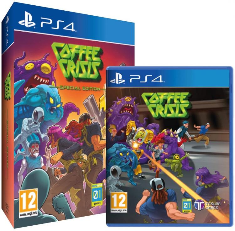 COFFEE CRISIS SPECIAL EDITION PS4 VIDEOGIOCO PLAYSTATION 4 GIOCO NUOVO SIGILLATO