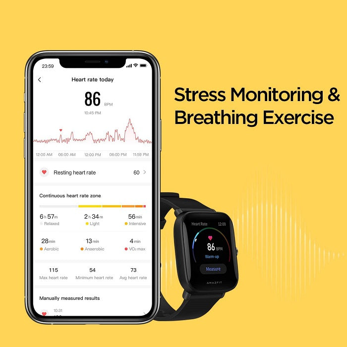 AMAZFIT BIP U PRO SMARTWATCH OROLOGIO FITNESS ALEXA LCD IMPERMEABILE,GPS/NERO