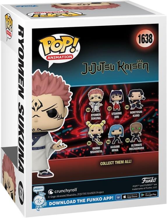 Funko Pop ! Animation Jujutsu Kaisen - (1638) Ryomen Sukuna Figure 9Cm In Stock