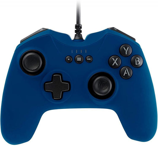 Nacon Pc Controller Gaming Gc-100 Blu Windows Pad 6 Pulsanti Computer