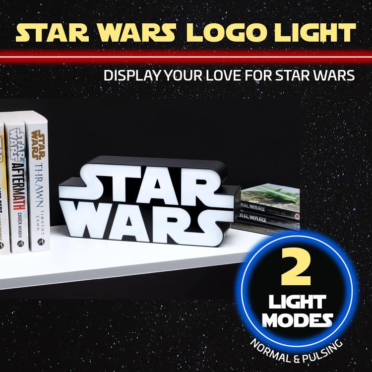 Paladone Lampada Star Wars Logo Light Led Neon 28Cm Guerre Stellari Cult Sw